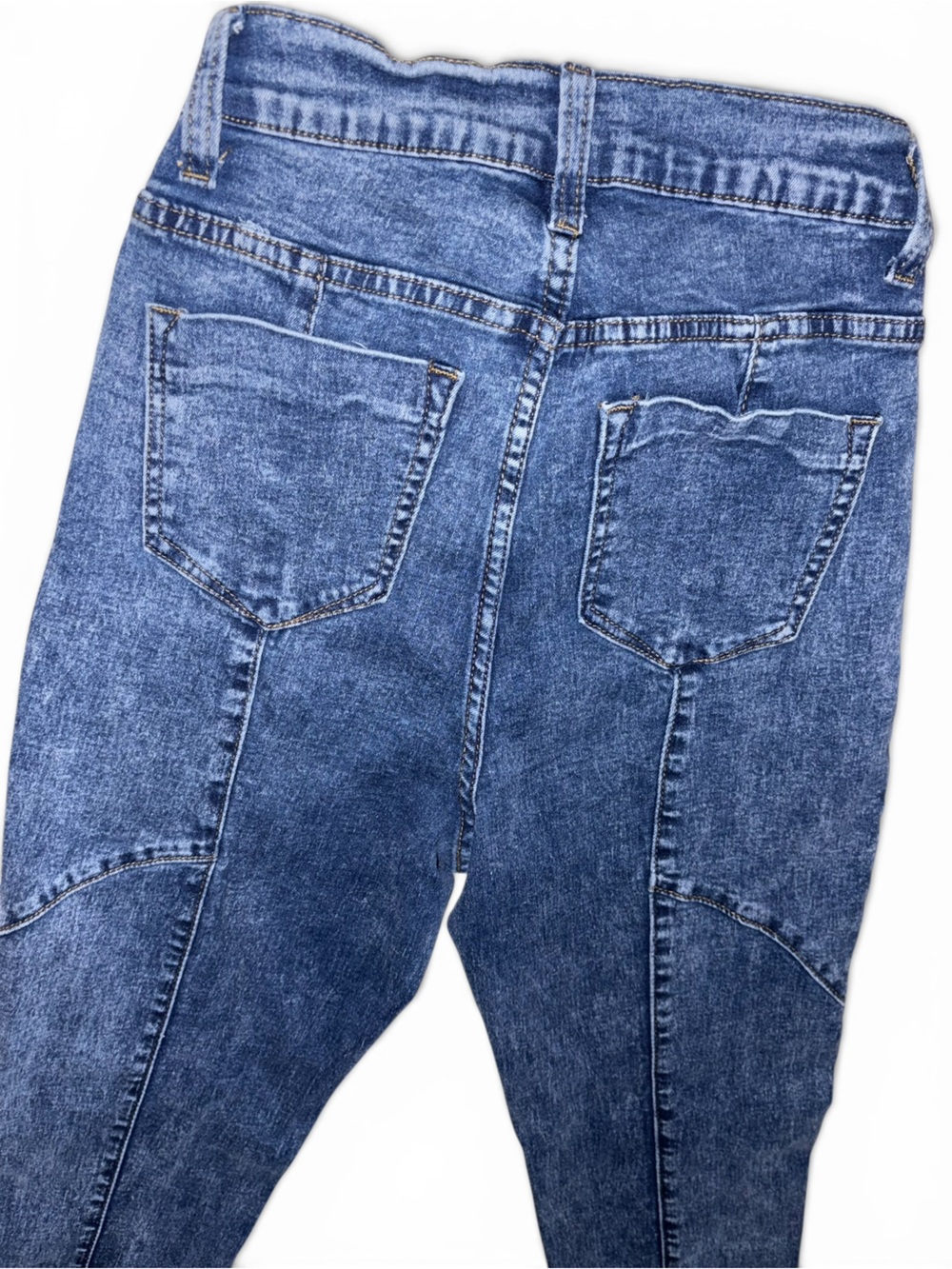 Dark Blue Denim Jeans - Picture 4 of 5